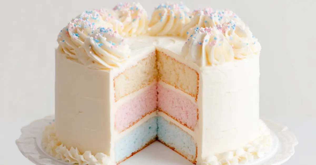 Easy Gender Reveal Cake Recipe: Surprise Filling For Boy Or Girl