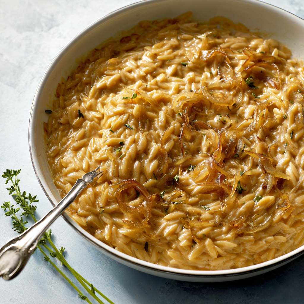 Creamy French Onion Orzo: A Comforting, Flavor-Packed Dish Anyone Can Make