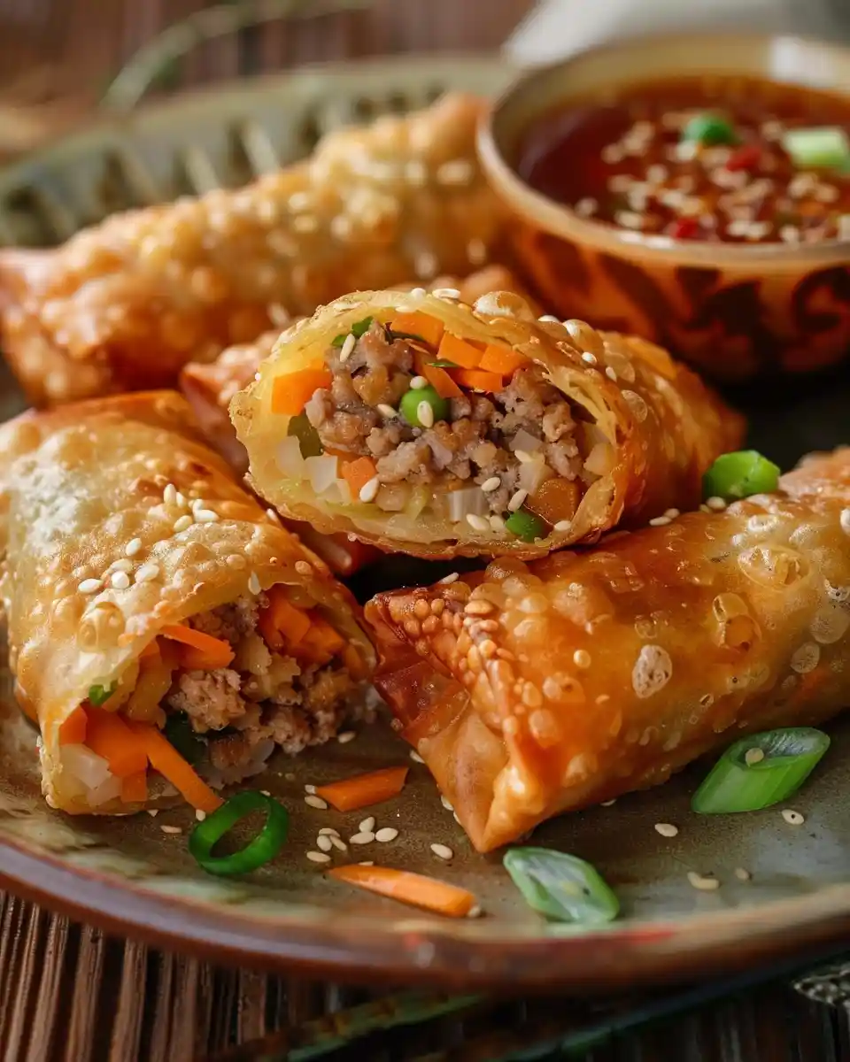 Ding Dong Rolls with Savory Cabbage Filling