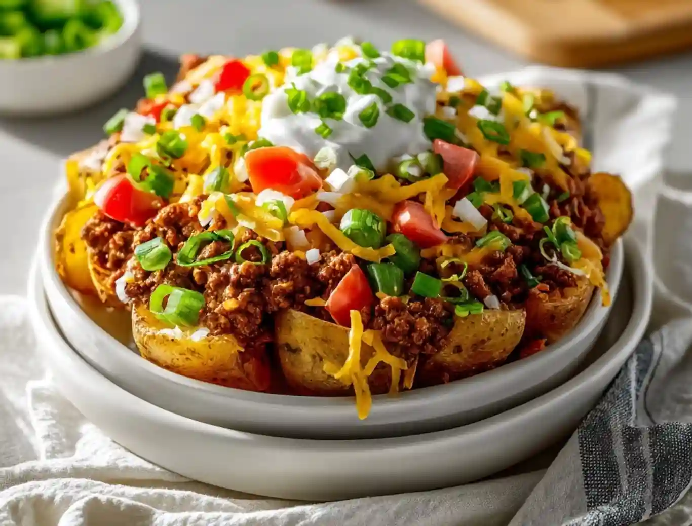 Loaded Potato Taco Bowl | Hearty Meal Prep Delight