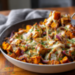 Sweet Potato Skillet with BBQ Chicken & Cheese – Easy Family Meal