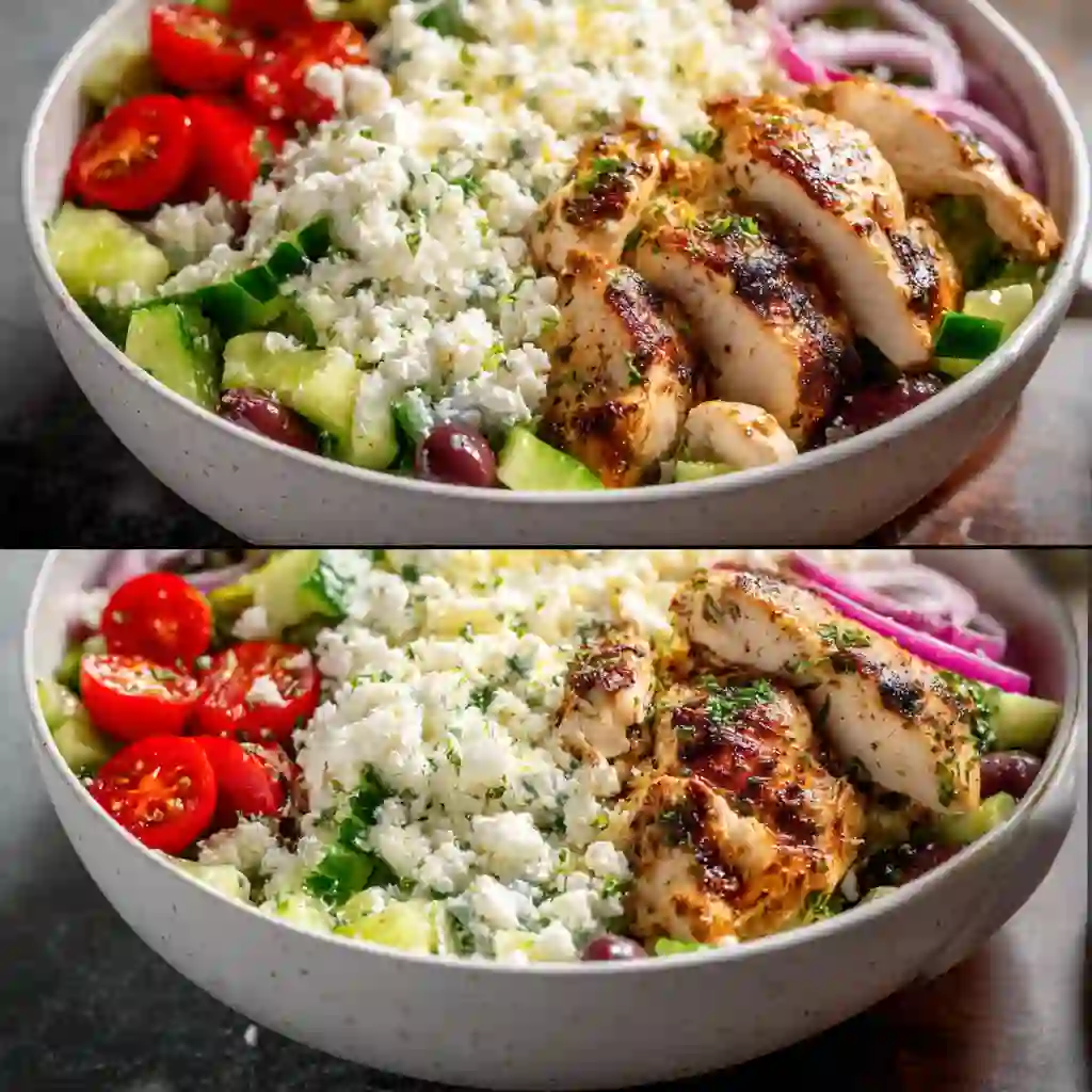 Greek Chicken Bowls: Amazing Meal Prep Delight